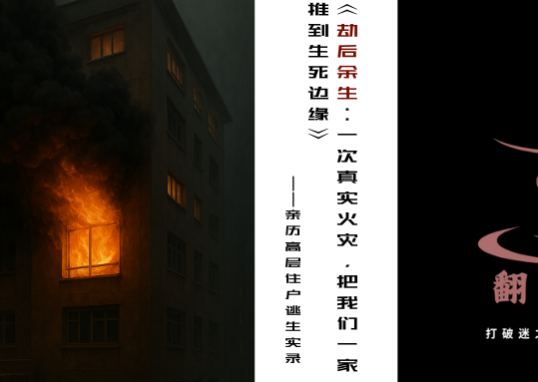 《劫后余生：一次真实火灾，把我一家推到生死边缘》 ——亲历高层住户逃生实录