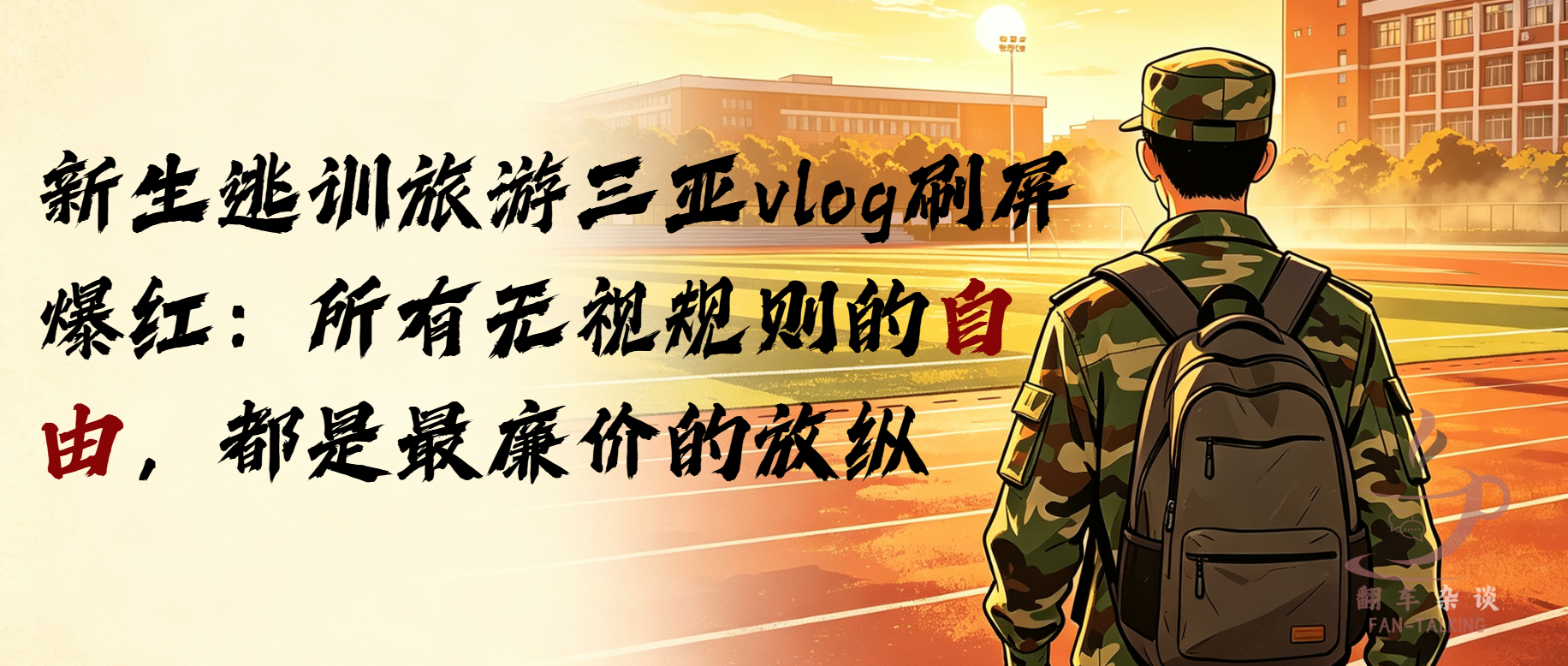 新生逃训旅游三亚